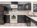 Efficient kitchen featuring modern appliances, ample cabinet space, and durable countertops at 753 Mountainwater Dr, Charlotte, NC 28262
