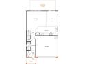 Open floor plan showing kitchen, Gathering room, nook, and garage layout at 154 Bellina Dr # 59, York, SC 29745