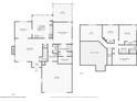 Home floorplan showing layout of rooms and dimensions at 14130 Misty Brook Ln, Charlotte, NC 28273