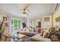Comfortable living room with ample natural light and stylish decor at 6800 Deanwood Pl, Charlotte, NC 28217