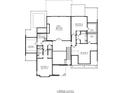 Upper level floor plan includes a recreation room and three suites, offering ample living space and privacy at 19134 Newburg Hill Rd, Davidson, NC 28036