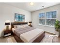 Bright and spacious main bedroom with stylish decor and lots of natural light at 2218 Verde Creek Rd, Charlotte, NC 28214