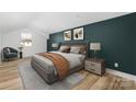 Comfortable main bedroom with stylish decor, neutral colors, and ample natural light at 2230 W 6Th Ave, Gastonia, NC 28052