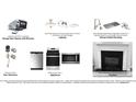 This image displays garage opener, lighting, kitchen and bath plumbing, door hardware, appliances, and fireplace at 1440 Mccollum St, Monroe, NC 28112