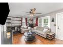 Bright living room featuring two sofas, wood floors, and neutral tones at 206 Friedheim Rd, Rock Hill, SC 29730