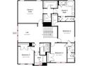 Layout of the second floor featuring Owner's suite, loft and bedrooms at 2212 Indigo Branch Rd, Indian Land, SC 29707