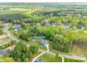 Expansive aerial view of a well-situated home at 1079 Sage Pine Cir surrounded by lush green trees and natural beauty at 1079 Sage Pine Cir, Clover, SC 29710