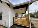 Corner view of a covered porch at 312 W Henderson St, Salisbury, NC 28144