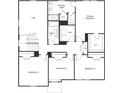Upstairs floorplan displays a Loft, primary bedroom with walk-in closet, primary bath, bedrooms 2-4, bath 2, linen, and laundry at 3252 Maya Ln # 46, Midland, NC 28107