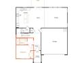 This detailed floorplan shows Bedroom 5 adjacent to an Entry, Kitchen with island, Nook, Pantry, Gathering, Garage, and Porch at 3252 Maya Ln # 46, Midland, NC 28107