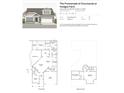 Detailed floor plan showcasing the layout of the home, including the living spaces and bedrooms at 38 Five Creek Rd # 38, Charlotte, NC 28213