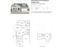 Detailed first and second floor plan layout featuring an open-concept design and outdoor living spaces at 39 Five Creek Rd # 39, Charlotte, NC 28213