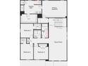 Second floor plan featuring primary bedroom, game room, and bedrooms 2, 3 & 4 layout at 6882 Wilson Creek Dr, Indian Land, SC 29707