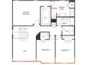 Second-floor floor plan featuring primary bedroom, bathroom, additional bedrooms, and laundry area at 3244 Maya Ln # 44, Midland, NC 28107