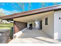 Covered carport area featuring ample parking space, secure entry, and convenient access at 403 Greenbriar S Rd, Statesville, NC 28625