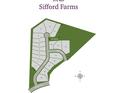 Community site map of Sifford Farms showing the layout of home lots and the neighborhood dog park at 7016 Stella Pl, Stanley, NC 28164