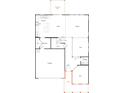Main floor plan including kitchen, Gathering, and den at Lot#144 Lancashire Ct, Denver, NC 28037