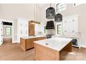 Spacious kitchen with a double islands, white countertops, and modern appliances at 3268 Sherman Dr, Lancaster, SC 29720