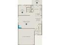 Layout of the first floor including garage, kitchen, great room, foyer and patio at 14023 Penbury Ln # 371, Charlotte, NC 28278
