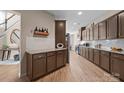 Spacious kitchen featuring stainless steel appliances, granite countertops, and ample cabinetry at 637 Amber Meadows Way, Fort Mill, SC 29708