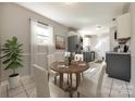 Cozy dining area with a round table, modern chairs, and natural light at 1153 Doris Ct, Rock Hill, SC 29730