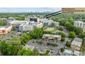 Aerial view showcasing the property's proximity to Park Road Shopping Center and Montford at 4754 Hedgemore Dr # O, Charlotte, NC 28209