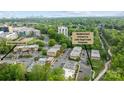 Aerial view highlighting the property's access to the Little Sugar Creek Greenway at 4754 Hedgemore Dr # O, Charlotte, NC 28209