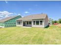 New construction home featuring a spacious backyard and patio for outdoor entertaining and relaxation at 2229 Camber Dr # Cwo0100, Gastonia, NC 28054