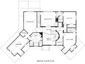 Upstairs floor plan featuring Primary suite, bonus room, balcony, office, and two additional suites with baths at 8100 Skye Knoll Dr # 144, Waxhaw, NC 28173