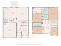 Detailed floorplan showcasing the layout of this two-story home at 113 Fosters Glen Pl, Mooresville, NC 28115