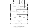 Floorplan depicting layout of kitchen, bedrooms, bathrooms, living room and porch at 113 Woodside Ave, Gastonia, NC 28054