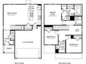 Detailed floorplan showcasing the layout of this two-story home at 3013 Summit Oaks Rd, Charlotte, NC 28269