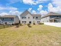 Spacious backyard with lush green grass and a view of the home's rear exterior, ready for outdoor enjoyment at 79411 Ridgehaven Rd, Indian Land, SC 29720