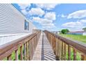 Exterior view of a home featuring a wooden access ramp at 2923-1 G B Blanton Rd, Shelby, NC 28152