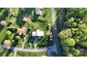 Captivating aerial view of a residential property showcasing its surroundings at 3379 Appletree Ct, Vale, NC 28168