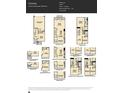 Detailed floor plan showcasing a three-story layout with 2 beds, 2.5 baths, and a two-car garage at 4140 Skyboat Cir, Fort Mill, SC 29715