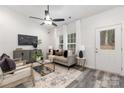 Bright living room with modern decor, natural light, and comfortable seating at 538 Williamson St, Charlotte, NC 28208