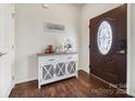 Inviting foyer with hardwood floors and stylish decor at 1717 Mill Creek Sw Ln, Concord, NC 28025