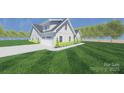 Beautiful home with a pristine driveway, lush lawn and tidy, manicured landscaping at 3605 Libby Ln, Midland, NC 28107