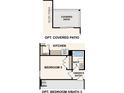 Optional layout featuring an extra bedroom and bath configuration on the main level at 286 Bezelle Ave, York, SC 29745