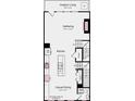 Floor plan displaying the kitchen, casual dining, and outdoor gathering space layout at 729 Hoke Ln, Davidson, NC 28036