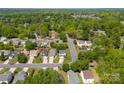 Neighborhood aerial view showcasing the well-kept streets and lawns in a quiet residential community at 1682 Sandpiper Dr, Rock Hill, SC 29732