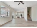 Spacious living room features hardwood floors and lots of natural light at 176 Forest Creek Dr, Statesville, NC 28625