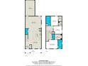 Detailed floorplan showcasing the layout of the first and second floors at 20025 Metaphor Mews None, Davidson, NC 28036
