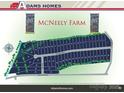 McNeely Farm community map showcasing lot sizes and locations along Gardenia Drive and McNeely Road at 1015 Gardenia Dr # 52, Mt Ulla, NC 28125