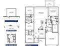 Detailed floor plan showing the layout of rooms, including bedrooms, bathrooms, kitchen, and living areas at 1035 Gardenia Dr # 51, Mt Ulla, NC 28125
