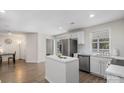 Bright kitchen features stainless steel appliances, island, and natural light at 2403 Mary Ave, Gastonia, NC 28052