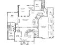 Detailed floor plan showcasing the layout of this home at 110 Hunts Landing Dr, Mooresville, NC 28117