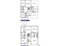 Detailed floor plan showcasing the layout of the home's two stories at 1465 Mocksville Hwy # 20, Statesville, NC 28625
