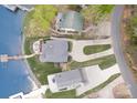 Expansive aerial view of the property showcasing its proximity to the lake and surrounding neighborhood at 602 Shoreline Rd # 144, New London, NC 28127
